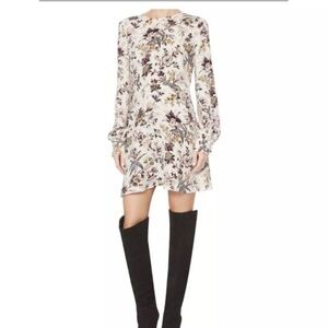 A.L.C Silk Lauren Floral-printed dress